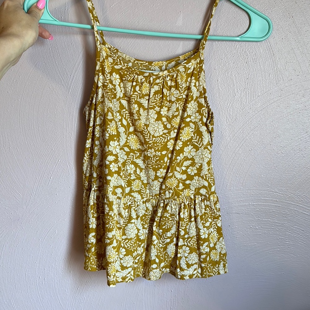 Girl’s Floral Tank Top